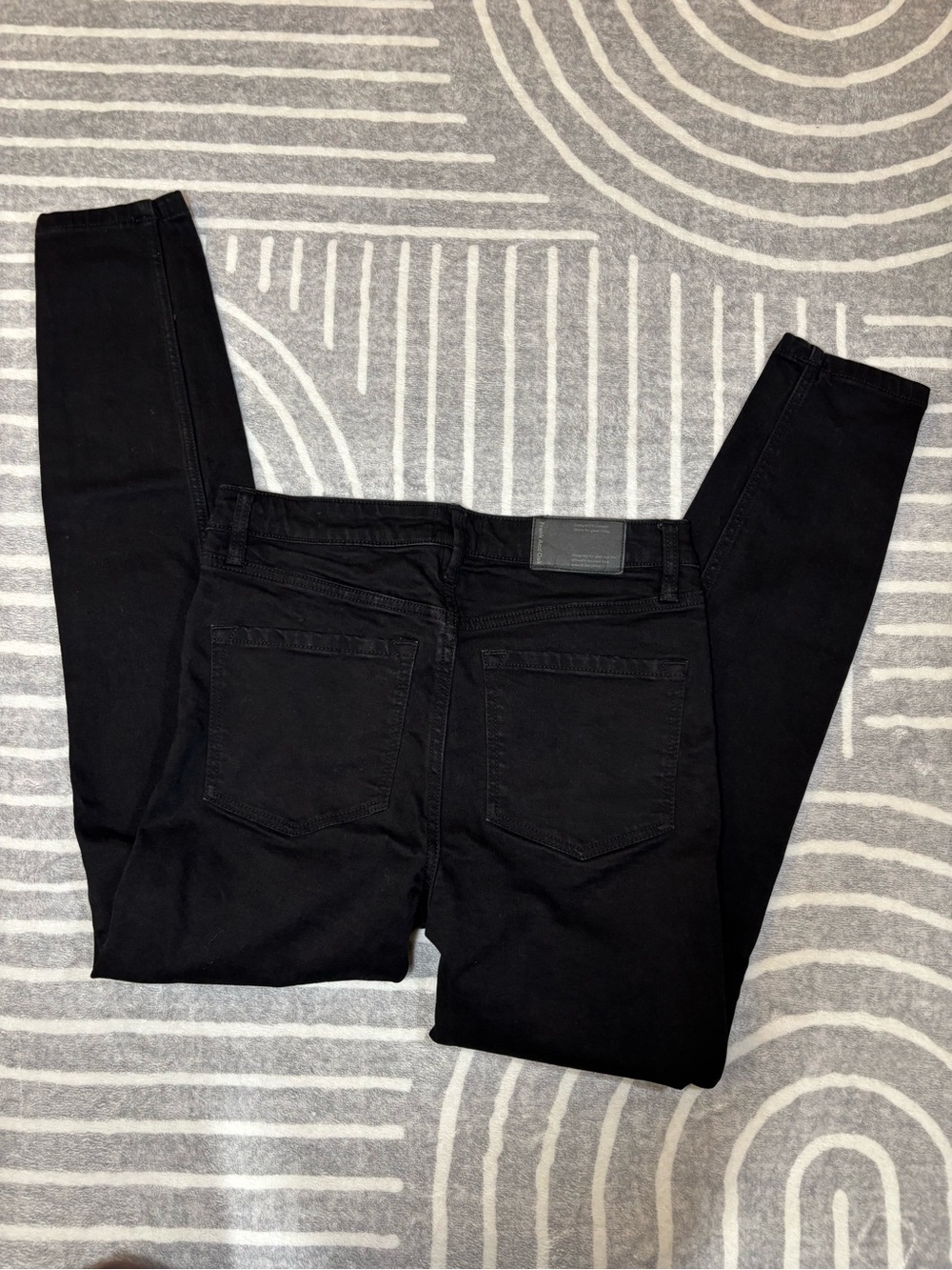 Frank And Oak Jeans, Debbie Skinny Fit, 29, Size 8, Black Denim, 29x27, Slim - Picture 6 of 10